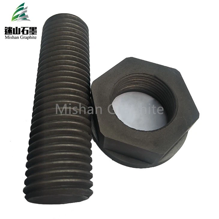 Oglekļa grafīta skrūvju uzgriežņi